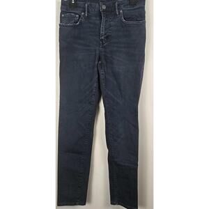 American Eagle Women Blue Straight Leg NEXT LEVEL Flex Denim Jeans 28X30 Classic